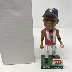 Leon Bull Durham Bobblehead Toledo Mud Hens SGA Vintage Detroit Tigers Cubs Reds
